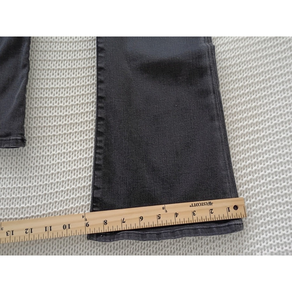 FRAME Le Crop Mini Boot‎ Jeans 29x26 Brisbane Band Gray Cropped Flare NWOT Denim - Picture 9 of 12